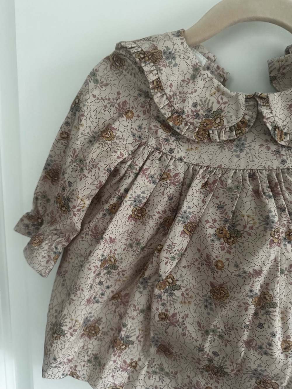 Floral Baby Dress & Bloomers Set